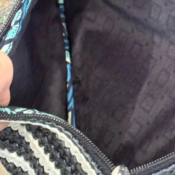 🍀 VERA BRADLEY NWT SHORE ENOUGH STRAW POUCH - Picture 8 of 8